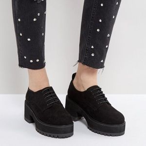 ASOS Chunky Lace Up Platforms